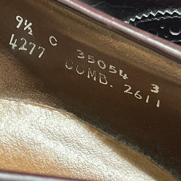 Allen Edmonds Shoe Mens 10 Wilbert Brown Leather Comfort Blucher‎ Oxford Casual main image 14